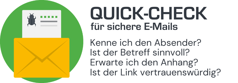 Quick-Check sichere E-Mails